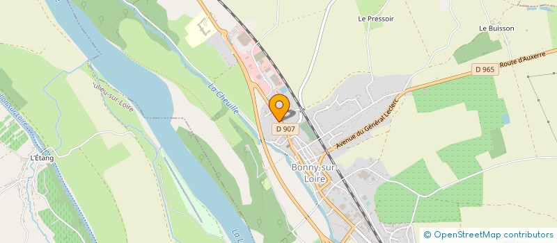 localisation de l'entreprise ENTREPRISE ANTOINE BRUNI à BONNY-SUR-LOIRE