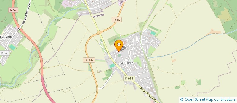 localisation de l'entreprise ENTREPRISE AREMU  THIONVILLE