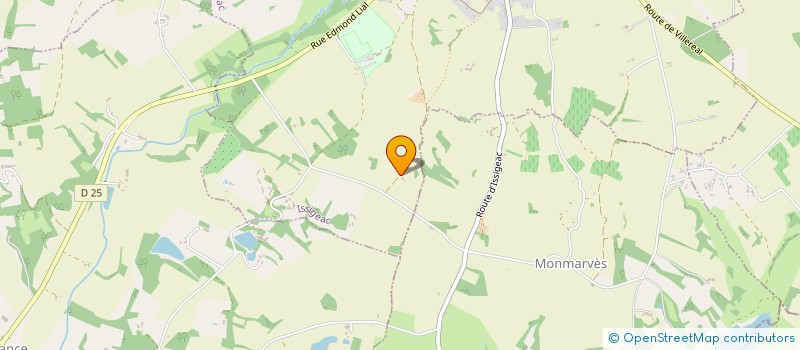 localisation de l'entreprise ENTREPRISE ARMAND BONETTI  ISSIGEAC