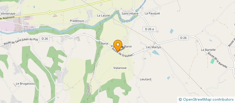 localisation de l'entreprise ENTREPRISE ARTISAN BATIMENT MAIO ET FILS à SAINT-JULIEN-DU-PUY
