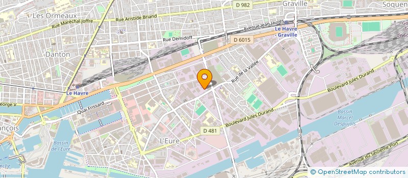 localisation de l'entreprise ENTREPRISE ARTISANALE FABRICE NOUET à LE HAVRE