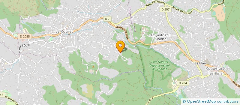 localisation de l'entreprise ENTREPRISE ARTISANALE QUALIFIEE  LE ROURET