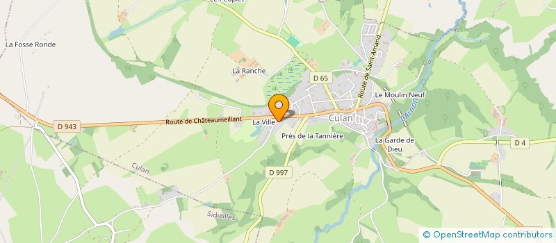 localisation de l'entreprise ENTREPRISE ASSIMON à CULAN