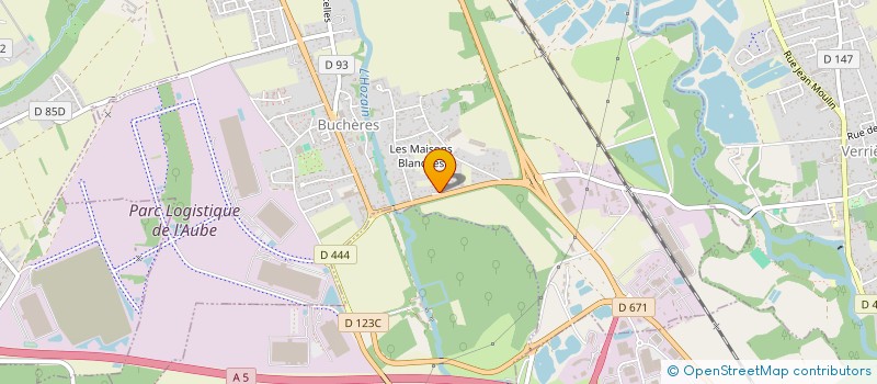 localisation de l'entreprise ENTREPRISE AUBOISE DE BATIMENT  BUCHERES