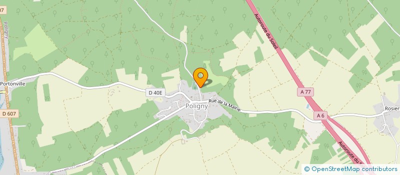 localisation de l'entreprise ENTREPRISE AUDOUX CONSTRUCTION à POLIGNY