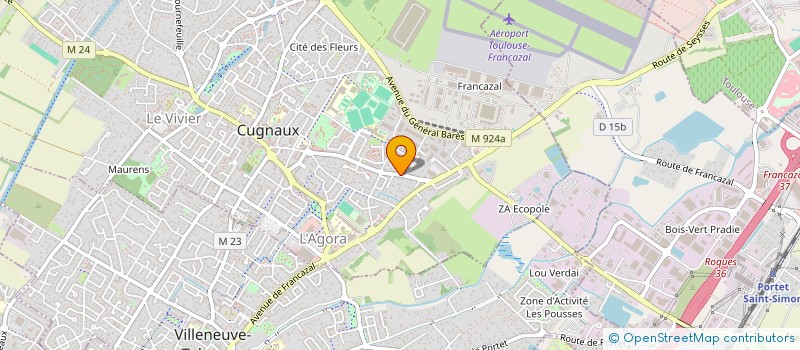 localisation de l'entreprise ENTREPRISE AUFFRET à CUGNAUX