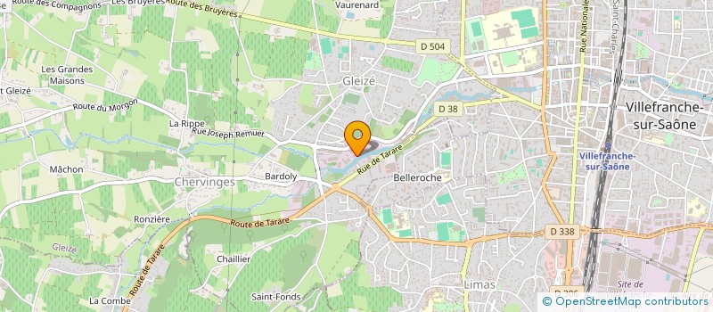 localisation de l'entreprise ENTREPRISE AUJOGUE  ARNAS