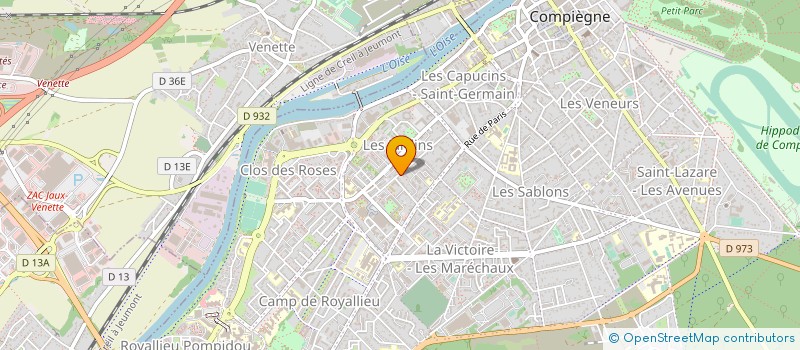 localisation de l'entreprise ENTREPRISE AUPERPIN à COMPIEGNE
