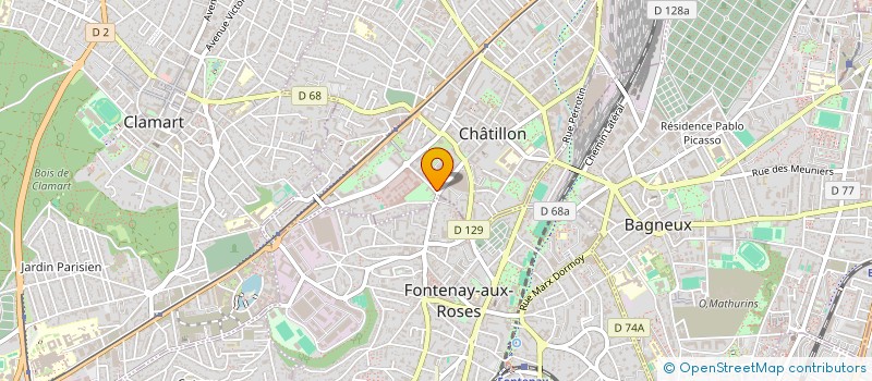 localisation de l'entreprise ENTREPRISE AUX NORMES à CHATILLON