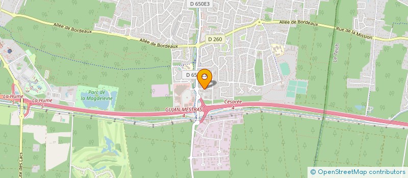 localisation de l'entreprise ENTREPRISE AUXILIAIRE D'EQUIPEMENT à GUJAN MESTRAS