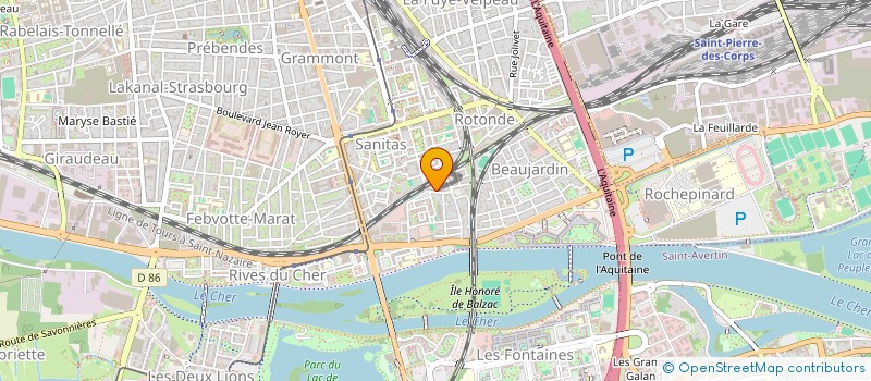 localisation de l'entreprise ENTREPRISE AVENET  TOURS