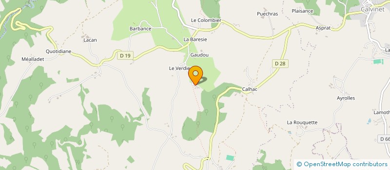 localisation de l'entreprise ENTREPRISE AYMAR-BEAL à PUYCAPEL