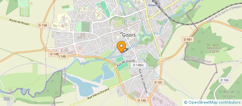 localisation de l'entreprise ENTREPRISE AZ  GISORS