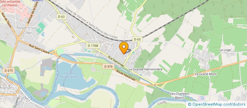 localisation de l'entreprise ENTREPRISE AZEVEDO  NOYERS-SUR-CHER