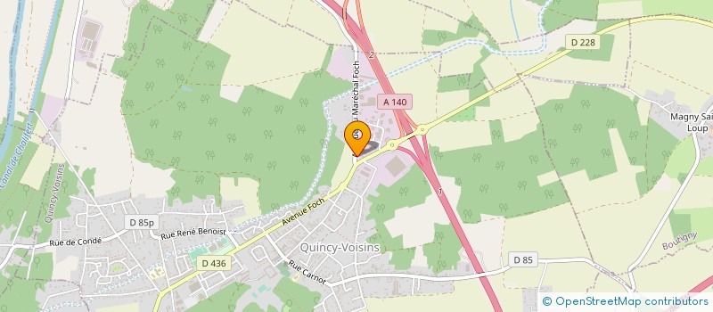 localisation de l'entreprise ENTREPRISE AZNAR à QUINCY-VOISINS