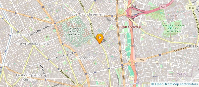localisation de l'entreprise ENTREPRISE B E A  PARIS