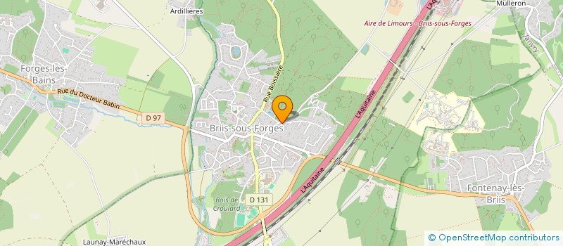 localisation de l'entreprise ENTREPRISE B P C à BRIIS-SOUS-FORGES
