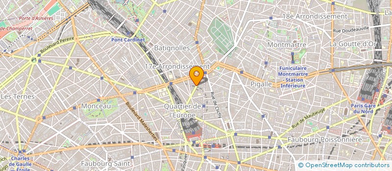 localisation de l'entreprise ENTREPRISE BACHET à PARIS