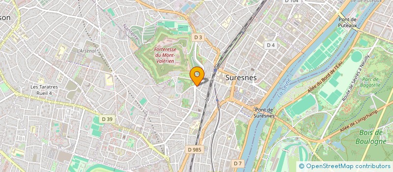 localisation de l'entreprise ENTREPRISE BAILLY PAYSAGISTE à SURESNES