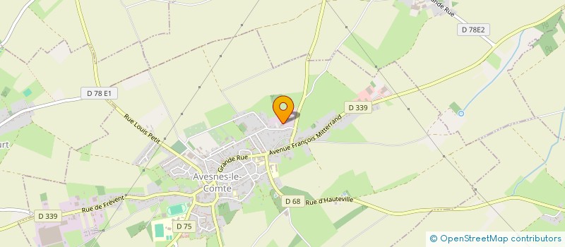 localisation de l'entreprise ENTREPRISE BALESTRA  AVESNES-LE-COMTE