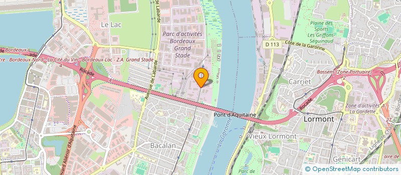 localisation de l'entreprise ENTREPRISE BALINEAU - INJECSOL à BORDEAUX