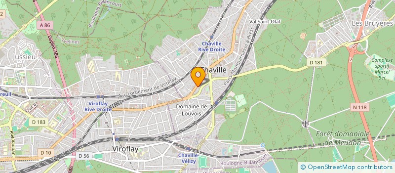 localisation de l'entreprise ENTREPRISE BANSE SA à CHAVILLE