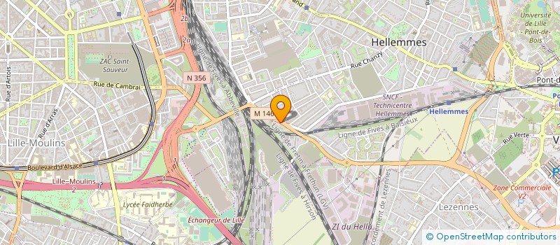 localisation de l'entreprise ENTREPRISE BARA DIERCKX à LILLE