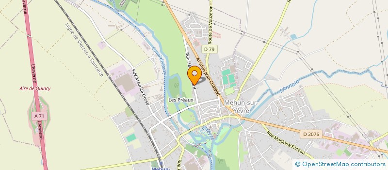 localisation de l'entreprise ENTREPRISE BARAT ET VASSAULT  MEHUN-SUR-YEVRE