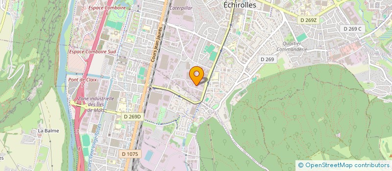 localisation de l'entreprise ENTREPRISE BARBIER à ECHIROLLES