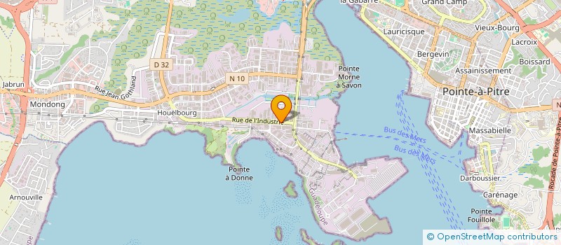 localisation de l'entreprise ENTREPRISE BARBIER ET CIE à BAIE-MAHAULT