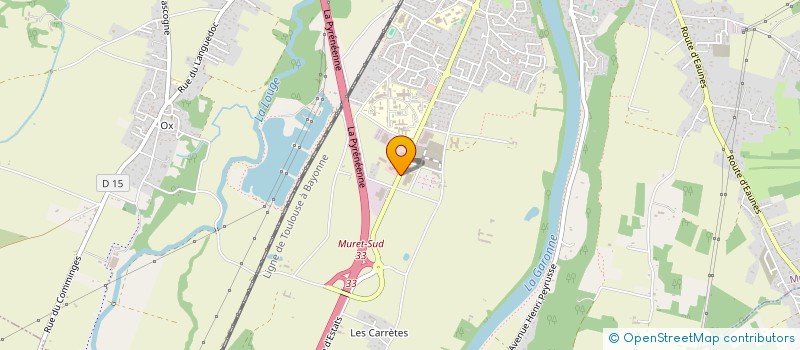 localisation de l'entreprise ENTREPRISE BARDE SUD-OUEST à MURET