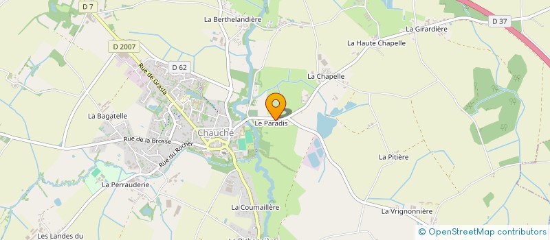 localisation de l'entreprise ENTREPRISE BARON à CHAUCHE