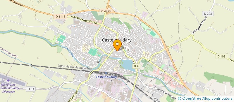 localisation de l'entreprise ENTREPRISE BARRIERE ET FILS à CASTELNAUDARY