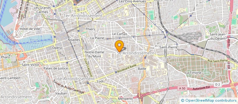 localisation de l'entreprise ENTREPRISE BARTHELEMY ET FILS à MARSEILLE