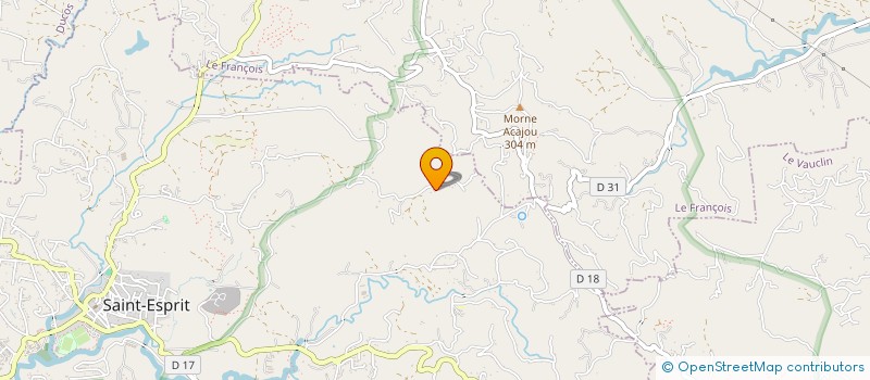 localisation de l'entreprise ENTREPRISE BASSON BATIMENT ET TRAVAUX PUBLICS  SAINT-ESPRIT