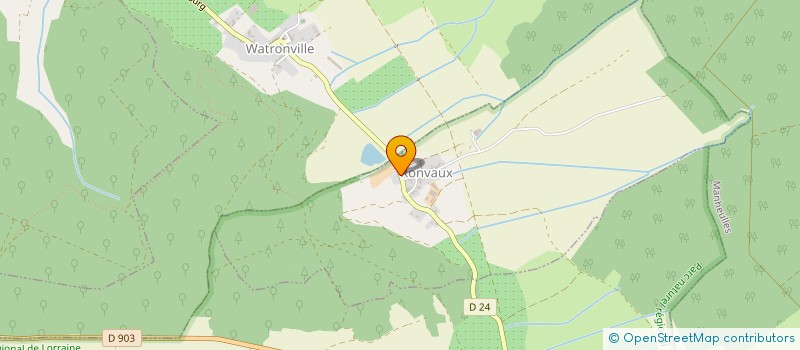 localisation de l'entreprise ENTREPRISE BASTIDE SERVICE à RONVAUX
