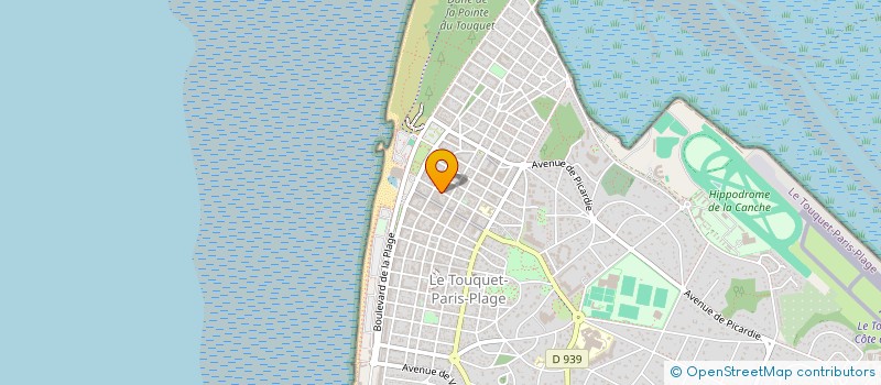 localisation de l'entreprise ENTREPRISE BATAILLE FRERES  LE TOUQUET-PARIS-PLAGE