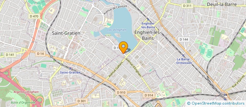 localisation de l'entreprise ENTREPRISE BATIFOULIER  ENGHIEN-LES-BAINS