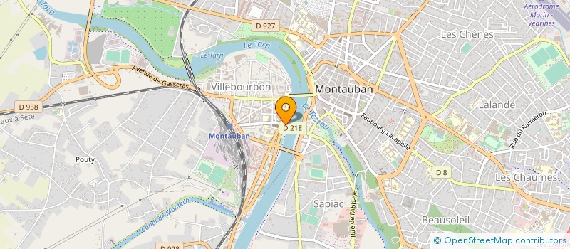 localisation de l'entreprise ENTREPRISE BATIMENT CONSTRUCTION RENOVATION  MONTAUBAN