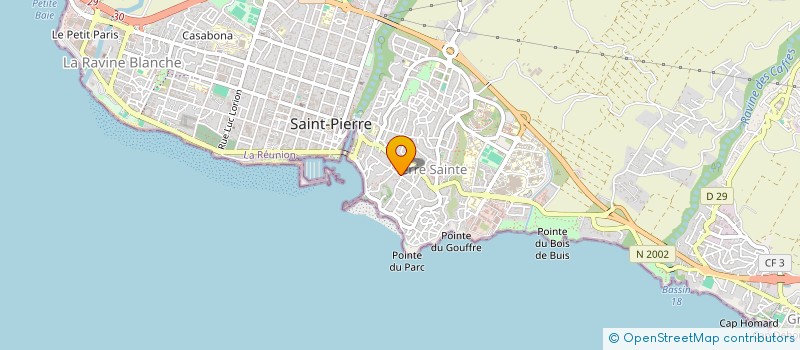 localisation de l'entreprise ENTREPRISE BATIMENT DAMOUR TURPIN à SAINT-PIERRE