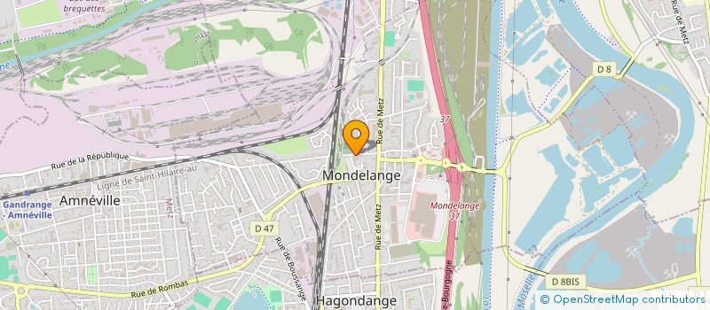 localisation de l'entreprise ENTREPRISE BATIMENT ET PROMOTION à MONDELANGE