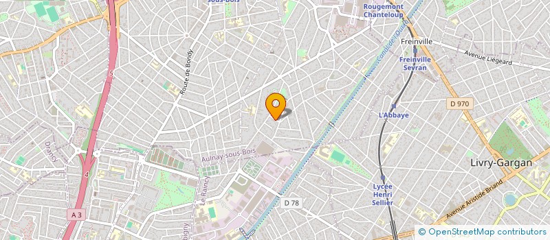 localisation de l'entreprise ENTREPRISE BATIMENT RENOVATION à AULNAY-SOUS-BOIS