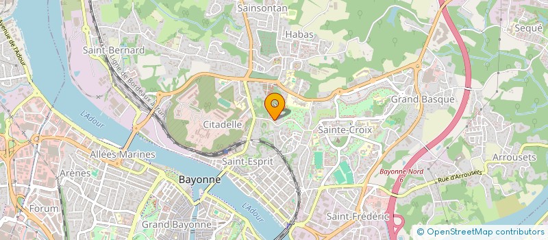 localisation de l'entreprise ENTREPRISE BATIMENT SANCHEZ GAYAS à BAYONNE