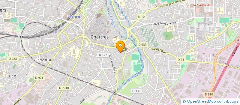 localisation de l'entreprise ENTREPRISE BATIMENTS A.CHEDEVILLE à CHARTRES