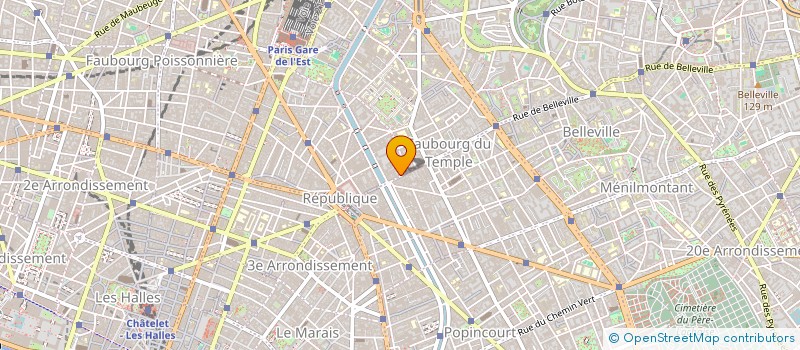 localisation de l'entreprise ENTREPRISE BATON à PARIS 10