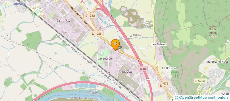 localisation de l'entreprise ENTREPRISE BATTAGLINO  VOREPPE