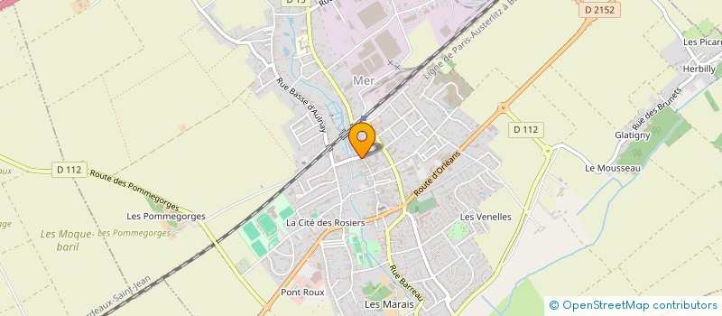 localisation de l'entreprise ENTREPRISE BAUER  MER