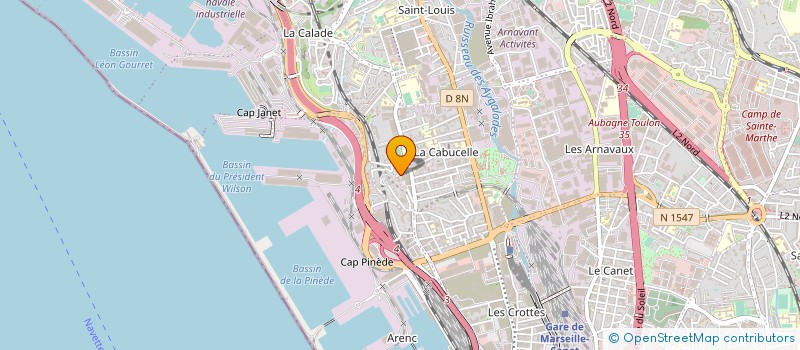 localisation de l'entreprise ENTREPRISE BEAUPIED à MARSEILLE