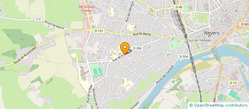 localisation de l'entreprise ENTREPRISE BEBEN à NEVERS