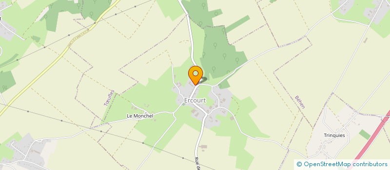 localisation de l'entreprise ENTREPRISE BECCAN  ERCOURT